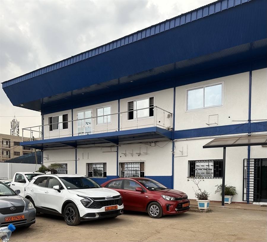 Bâtiment tertiaire du projet Omnisport, à Yaoundé